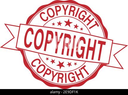 Abstrait grunge Office caoutchouc timbre avec le mot copyright écrit à l'intérieur - vérifiez pour plus Illustration de Vecteur