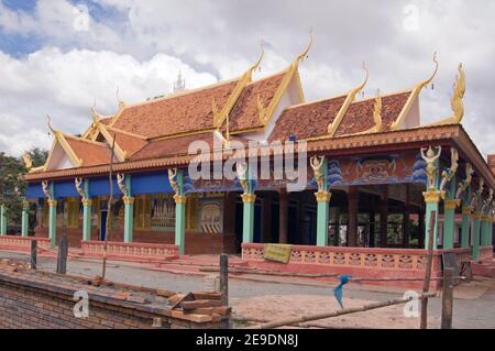 Le temple bouddhiste de Bakong, Wat Prasat. Bakong, province de Siem Reap, Cambodge. Ancien temple, datant de centaines d'années. Banque D'Images
