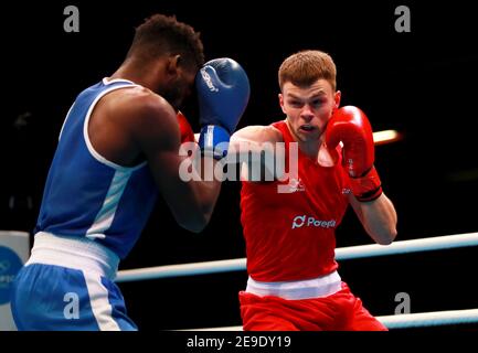 Photo du dossier datée du 16-03-2020 de Lewis Richardson (à droite), en Grande-Bretagne. Date d'émission : jeudi 4 février 2021. Banque D'Images