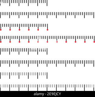 Symbole du compteur de l'échelle de mesure. Icône vectorielle affichée sur fond blanc Illustration de Vecteur