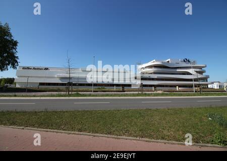 Un bâtiment moderne à Osnabrück Banque D'Images