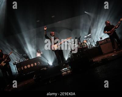 Bombay Bicycle Club en direct sur scène à l'O2 Brixton Académie à Londres Banque D'Images