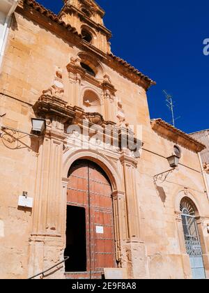 Eglise de San Antón - Iglesia de San Antón, construite au XVIIIe siècle à proximité d'un petit ermitage du XVIe siècle. Alcalá la Real, Jaén, Andaluc Banque D'Images