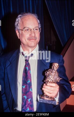 AMSTERDAM, PAYS-BAS - 09 JANVIER 1995 : l'acteur Richard Dreyfuss reçoit le prix Rembrandt (Oscar néerlandais) pour tout son carroeur. Banque D'Images