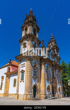 Église de notre dame de remèdes à Lamego, Portugal Banque D'Images