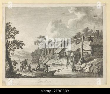 Vu de Svede . Auteur Hackert, Philipp 111.99.e. Lieu de publication: [Naples , Paris] Éditeur: [George Hackert]., Date de publication: [1766 c.] Type d'article: 1 imprimé milieu: Gravure Dimensions: Platemark 16.0 x 20.6 cm. Ancien propriétaire : George III, roi de Grande-Bretagne, 1738-1820 Banque D'Images