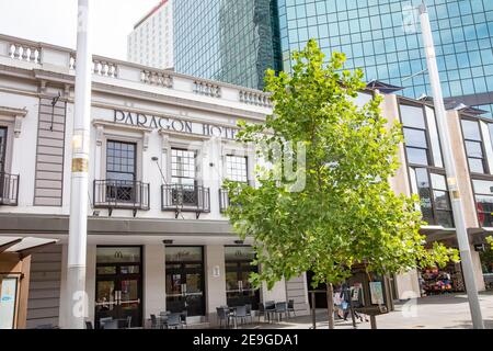 Paragon Hôtel et bar dans Alfred Street centre ville de Sydney, NSW, Australie Banque D'Images