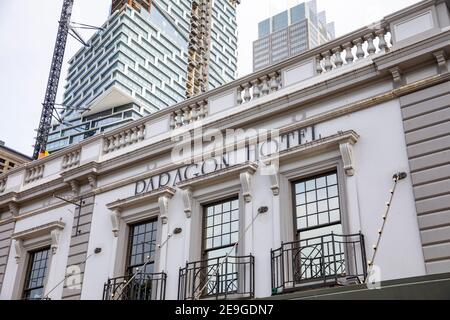 Paragon Hôtel et bar dans Alfred Street centre ville de Sydney, NSW, Australie Banque D'Images