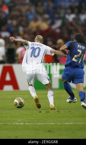 Maillot France Finale Coupe Monde 2006 Zidane 10 Blanc Taille L - Réplique Football Vintage