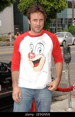 David Arquette participe à la première mondiale de Paramount Pictures 'Barnyard' au Cinerama Dome à Hollywood, à Los Angeles, le 30 juillet 2006. Photo de Lionel Hahn/ABACAPRESS.COM Banque D'Images