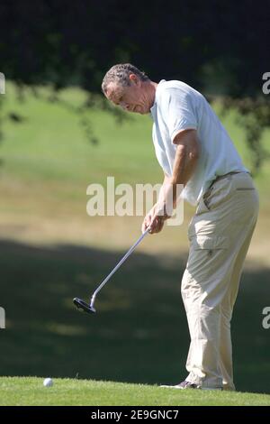 Ancien champion olympique et ancien ministre des sports Guy Drut lors du Golf Rolex Pro-Am 2006 à Evian, France, le 30 juillet 2006. Photo de Manuel Blondeau/Cameleon/ABACAPRESS.COM Banque D'Images