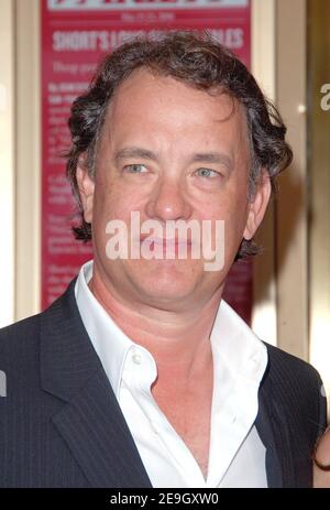 Tom Hanks participe à la soirée d'ouverture de la soirée d'ouverture de « Matin Short: Fame devient moi », qui s'est tenue au Bernard B. Jacobs Theatre à New York City, NY, États-Unis, le 17 août 2006. Photo de Gregorio Binuya/ABACAPRESS.COM Banque D'Images