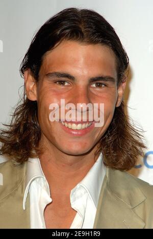 Rafael Nadal arrive au Glam Slam 06' Party présenté par tennis Channel, Sony Ericsson WTA Tour et ATP qui s'est tenu à Crobar le vendredi 25 août 2006 à New York City, New York. Photo de Gregorio Binuya/ABACAPRESS.COM Banque D'Images