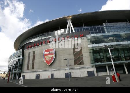 Vue générale pendant le match international amical, Brésil contre Argentine au stade Emirates, à Londres, Royaume-Uni, le 3 septembre 2006. Le Brésil a gagné 3-0. Photo de Christian Liewig/ABACAPRESS.COM Banque D'Images