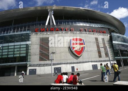 Vue générale pendant le match international amical, Brésil contre Argentine au stade Emirates, à Londres, Royaume-Uni, le 3 septembre 2006. Le Brésil a gagné 3-0. Photo de Christian Liewig/ABACAPRESS.COM Banque D'Images