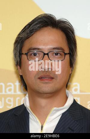 Le réalisateur Benny Chan pose pendant la séance photo son nouveau film « Rob-B-Hood » au 63e Festival annuel du film de Venise, à Venise, en Italie, le 7 septembre 2006. Photo de Nicolas Khayat/ABACAPRES.COM Banque D'Images