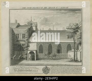 LA PERSPECTIVE SUD DE L'ÉGLISE DE ST. ALPHAGE auteur Toms, W. H. 23.2.3. Lieu de publication: [London] Éditeur: [Éditeur non identifié] Date de publication: Publié en mars 16 1736. Type d'article: 1 imprimé Moyen: Gravure et gravure Dimensions: Platemark 28.5 x 31.5 cm, sur feuille 30.7 x 37.3 cm ancien propriétaire: George III, roi de Grande-Bretagne, 1738-1820 Banque D'Images