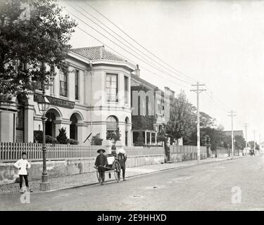 Photographie de la fin du XIXe siècle - The Club Hotel, Kobe, Japon Banque D'Images