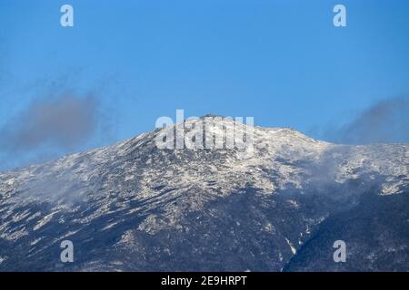 Mount Jefferson Peak depuis Crawford Notch, New Hampshire, États-Unis Banque D'Images