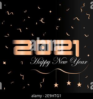 Bonne année 2021 Illustration de Vecteur