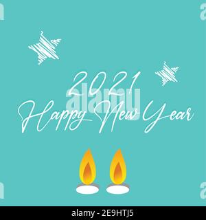 Bonne année 2021 Illustration de Vecteur