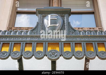 Birmingham Alabama, 1st Avenue North Empire Building style classique revival, construit en 1900 1924, Banque D'Images