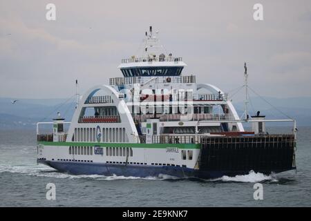 Bateau Gestas avec voile Canakkale portant Banque D'Images