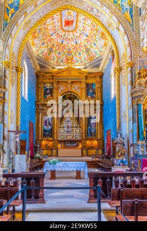 COIMBRA, PORTUGAL, 21 MAI 2019 : Chapelle de Sao Miguel à l'université de Coimbra au Portugal Banque D'Images