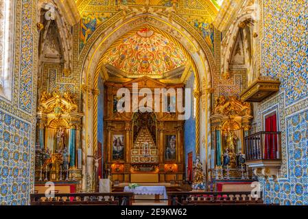 COIMBRA, PORTUGAL, 21 MAI 2019 : Chapelle de Sao Miguel à l'université de Coimbra au Portugal Banque D'Images