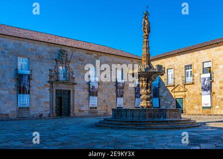 BRAGA, PORTUGAL, 22 MAI 2019 : vue du palais de l'archevêque de Braga, Portugal Banque D'Images