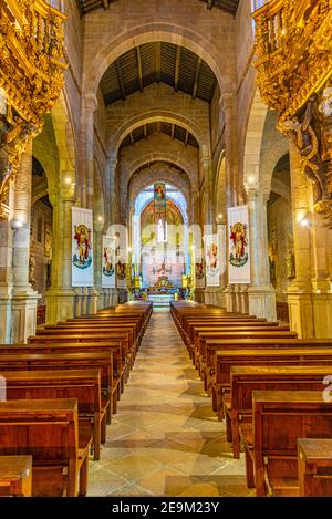 BRAGA, PORTUGAL, 23 MAI 2019 : intérieur de l'ancienne cathédrale de Braga, Portugal Banque D'Images