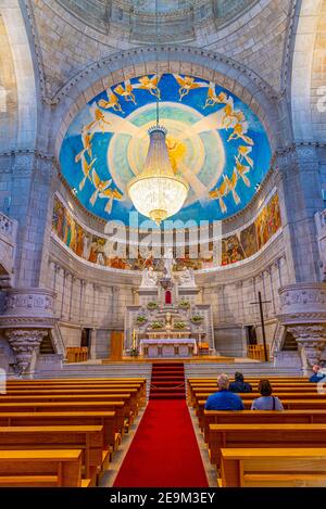 VIANA DO CASTELO, PORTUGAL, 24 MAI 2019 : Sanctuaire de Santa Luzia à Viana do Castelo au Portugal Banque D'Images