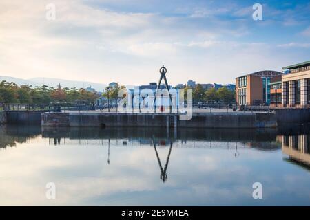 Royaume-uni, Irlande du Nord, Belfast, Clarendon Dock Banque D'Images