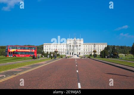 Royaume-Uni, Irlande du Nord, Belfast, Stormont Parliament Buildings Banque D'Images