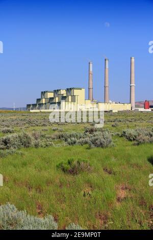 CRAIG, COLORADO - le 19 juin 2013 : Craig, dans le Colorado, aux Etats-Unis. La centrale est exploitée par la génération et l'Association Tri-State Transmission Incorpor Banque D'Images