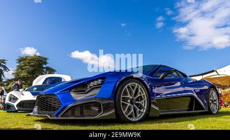 Zenvo TSR-S fait ses débuts dans le monde au Concours d’élégance Au Palais de Blenheim le 26 septembre 2020 Banque D'Images