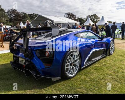 Zenvo TSR-S fait ses débuts dans le monde au Concours d’élégance Au Palais de Blenheim le 26 septembre 2020 Banque D'Images