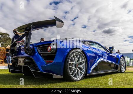 Zenvo TSR-S fait ses débuts dans le monde au Concours d’élégance Au Palais de Blenheim le 26 septembre 2020 Banque D'Images