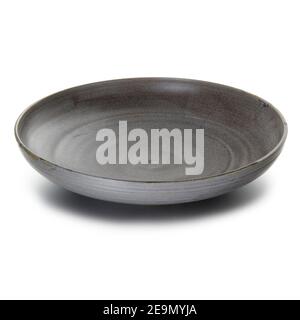 vaisselle en céramique simple simple découpé élégant servir les aliments manger Banque D'Images