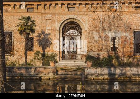 Castello di Padernello, Italie Banque D'Images