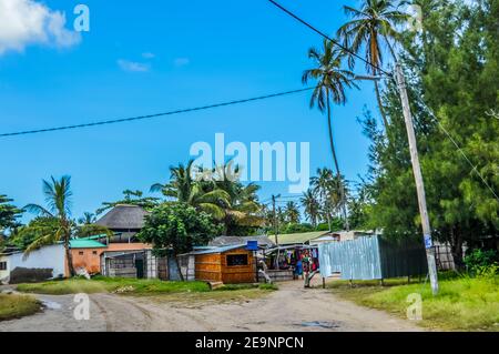 Inhaca ou l'île d'Inyaka près de l'océan de l'île portugaise à Maputo au Mozambique Banque D'Images