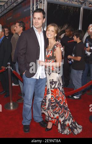 Freddie Prinze Jr. Et Sarah Michelle Gellar assistent à la première mondiale « Grudge 2 » qui s'est tenue à Knott's Scary Farm of Buena Park à Los angles, CA, États-Unis le 8 octobre 2006. Photo de Lionel Hahn/ABACAUSA.COM Banque D'Images