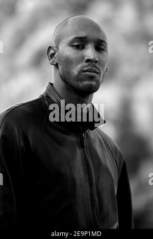 Photo non datée des Bolton Wanderers et du footballeur français Nicolas Anelka, sur l'île de la Martinique. Photo de Christian Liewig/ABACAPRESS.COM Banque D'Images