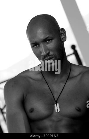 Photo non datée des Bolton Wanderers et du footballeur français Nicolas Anelka, sur l'île de la Martinique. Photo de Christian Liewig/ABACAPRESS.COM Banque D'Images