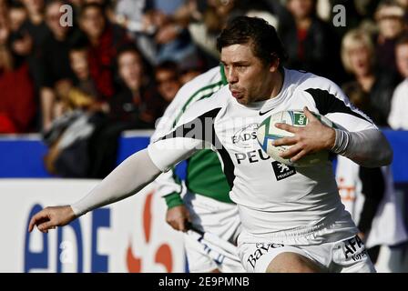 Heymans Cedric de Stade Toulousain pendant le match de la coupe Heineken, Stade Toulousain contre Llanelli Scarlets à Toulouse, France, le 16 décembre 2006. Llanelli Scarlets a gagné 41-34. Photo de Christian Liewig/ABACAPRESS.COM Banque D'Images