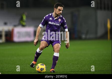 Florence, Italie. 5 février 2021. Florence, Italie, Stade Artemio Franchi, 05 février 2021, Giacomo Bonaventura de l'ACF Fiorentina en action pendant l'ACF Fiorentina vs FC Internazionale - football italien série A Match Credit: Matteo Papini/LPS/ZUMA Wire/Alay Live News Banque D'Images