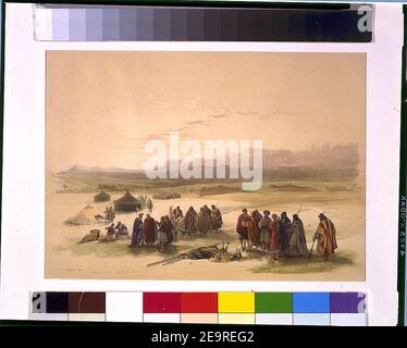 Mount Seir Wady el Ghor 4 mars 1839 - David Roberts, R.A. Banque D'Images