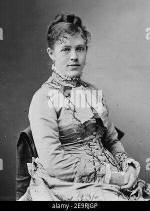 Mme Algernon Sartoris (Nellie Grant) Banque D'Images