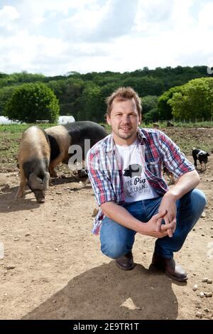 Jimmy Doherty Portraits de célébrité des agriculteurs Banque D'Images