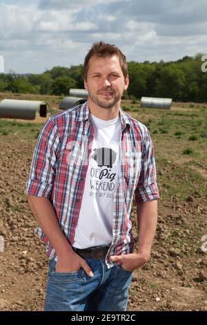 Jimmy Doherty Portraits de célébrité des agriculteurs Banque D'Images